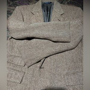 Men’s Blazer Polo Ralph Lauren Chestnut & Bone Wool Herringbone single breasted